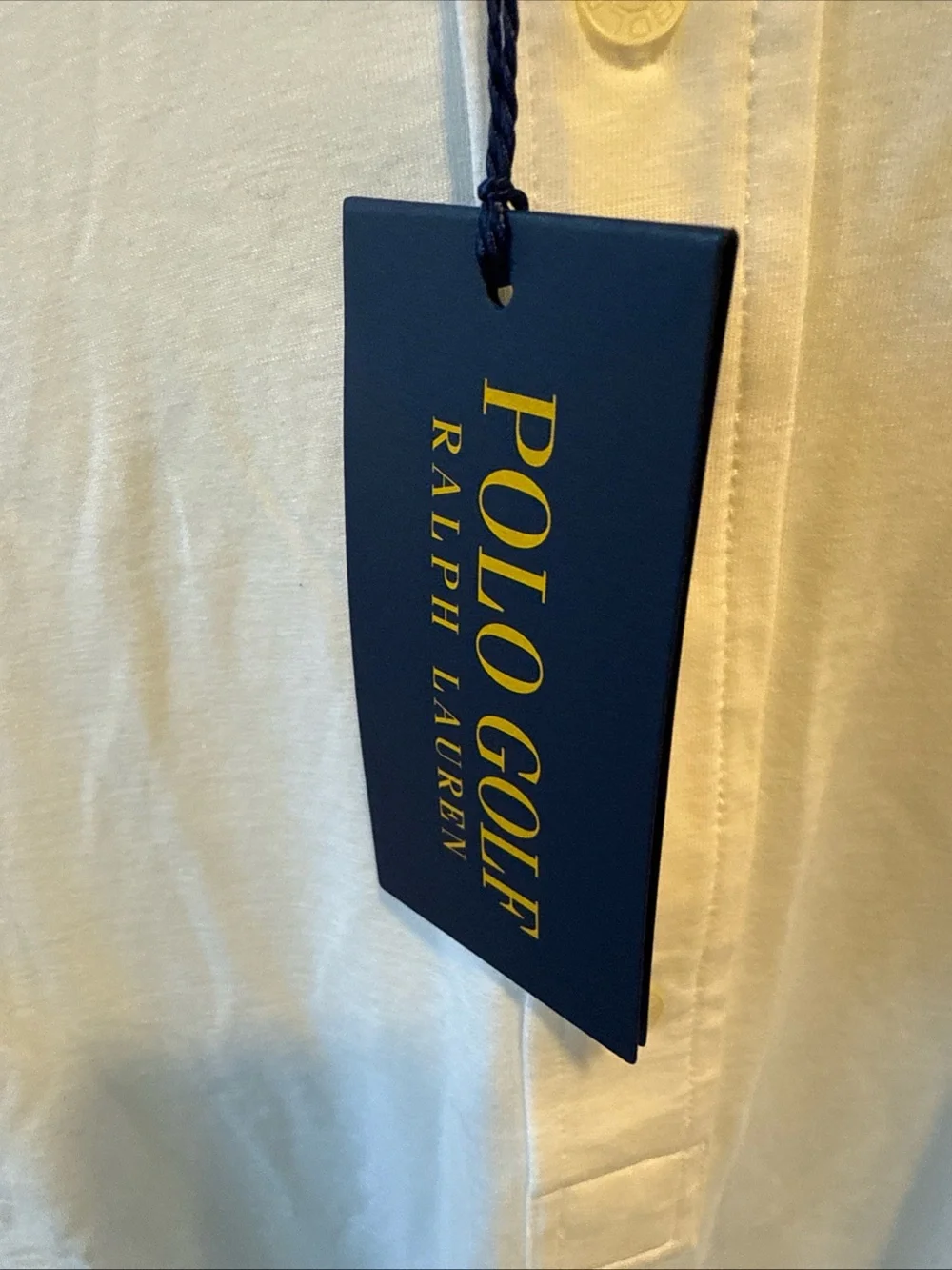 Ralph Lauren White PGA Polo with Embroidered Crest